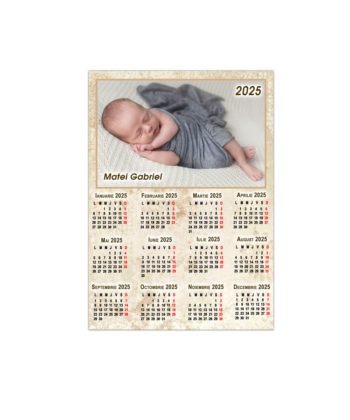 Calendar 2025 magnetic - Calendar 2025 - Calendar 2025 personalizat