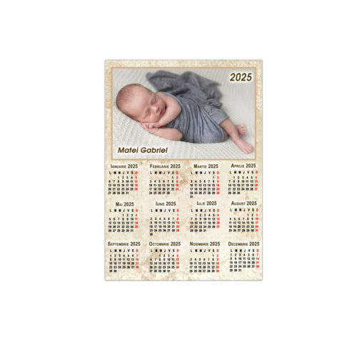 Calendar 2025 magnetic - Calendar 2025 - Calendar 2025 personalizat