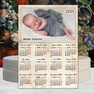 Calendar 2025 magnetic - Calendar 2025 - Calendar 2025 personalizat