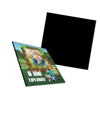 Invitatii Minecraft cu magneti
