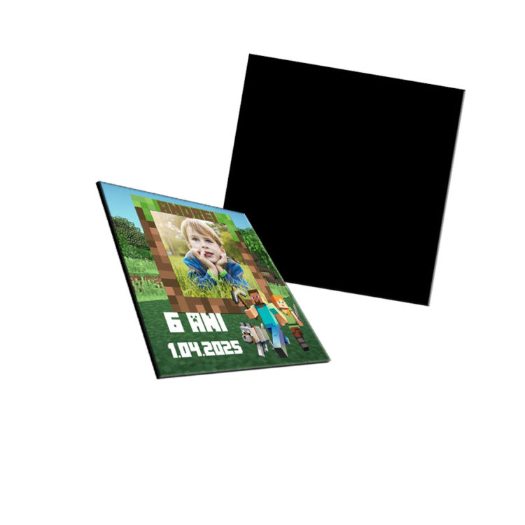 Invitatii Minecraft cu magneti