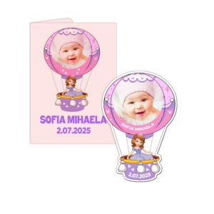 Marturii botez magnet Printesa Sofia, magneti botez