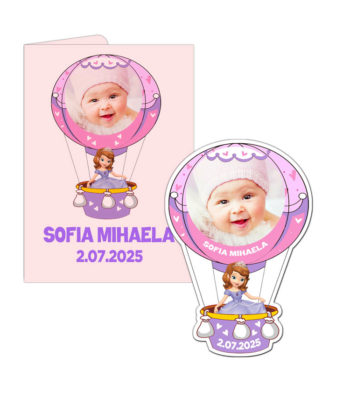 Marturii botez magnet Printesa Sofia, magneti botez