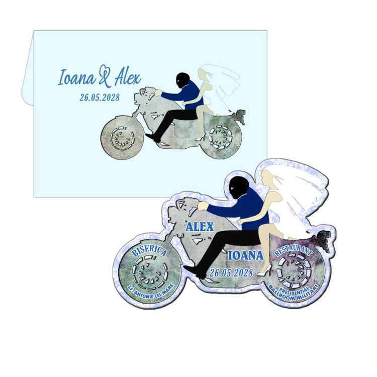 Marturii nunta motociclisti mire si mireasa