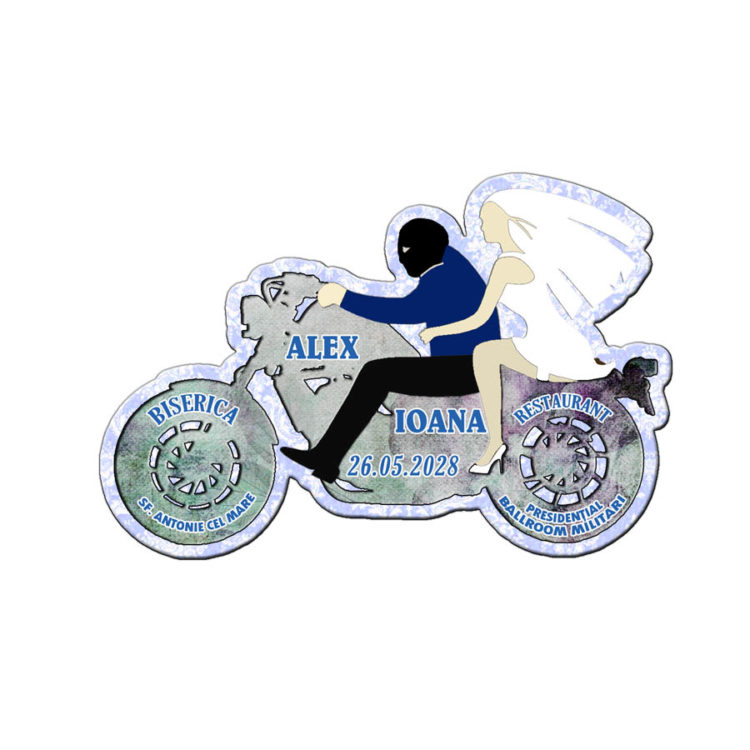Marturii nunta motociclisti mire si mireasa