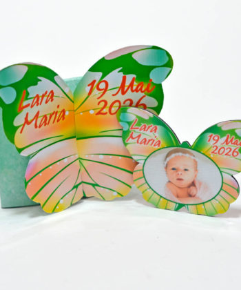 Invitatii botez magneti fluture