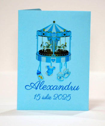 Invitatie botez carusel