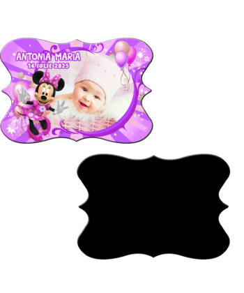 Marturii botez forma vintage Minnie Mouse
