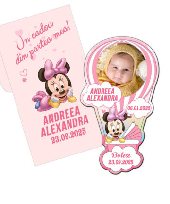 Marturii Botez Fetita 678400 - Magneti Botez Balon Aer Cald