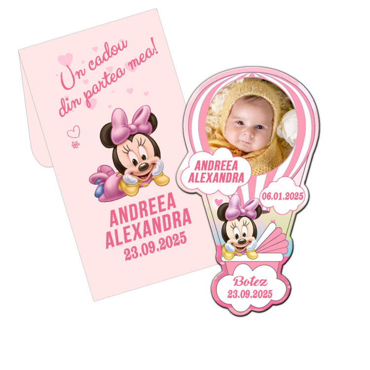 Marturii Botez Fetita 678400 - Magneti Botez Balon Aer Cald