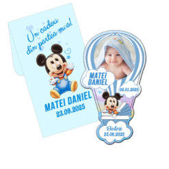 Magneti forma balon aer cald Mickey Mouse