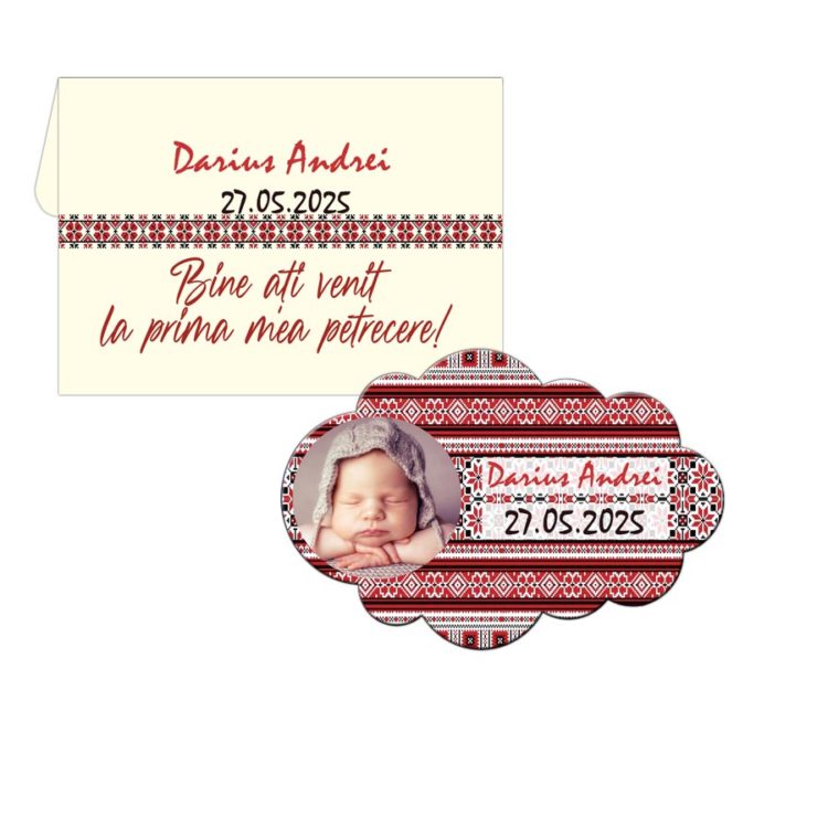 Magnet botez motiv traditional