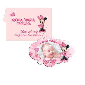 Magneti botez fete Minnie Mouse