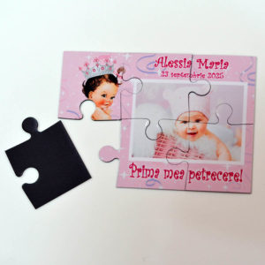 Marturii botez puzzle printesa