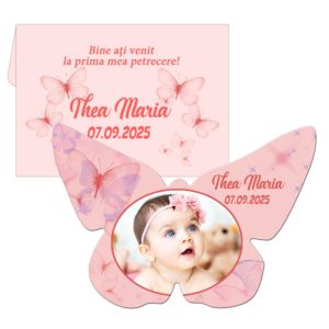 Marturii Botez Magneti Fluture Personalizati – Marturii Botez Fetite