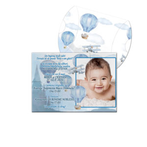 Invitatie Botez Puzzle Magnetic 6 Piese - Invitatii Potez Puzzle