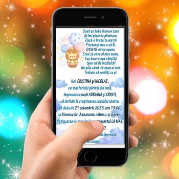 Invitatii Botez Electronice