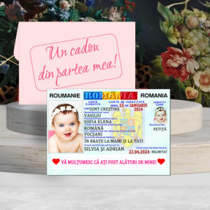 Marturii Botez Tip Buletin - Marturie Botez Buletin