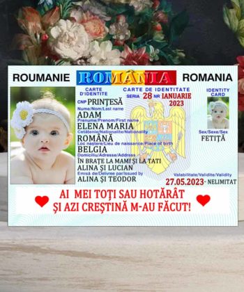 Magneti buletin botez fete