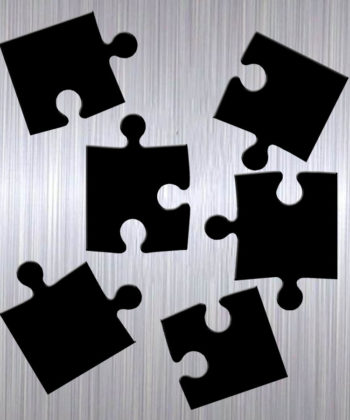 Invitatii nunta puzzle, magnetic 6 piese