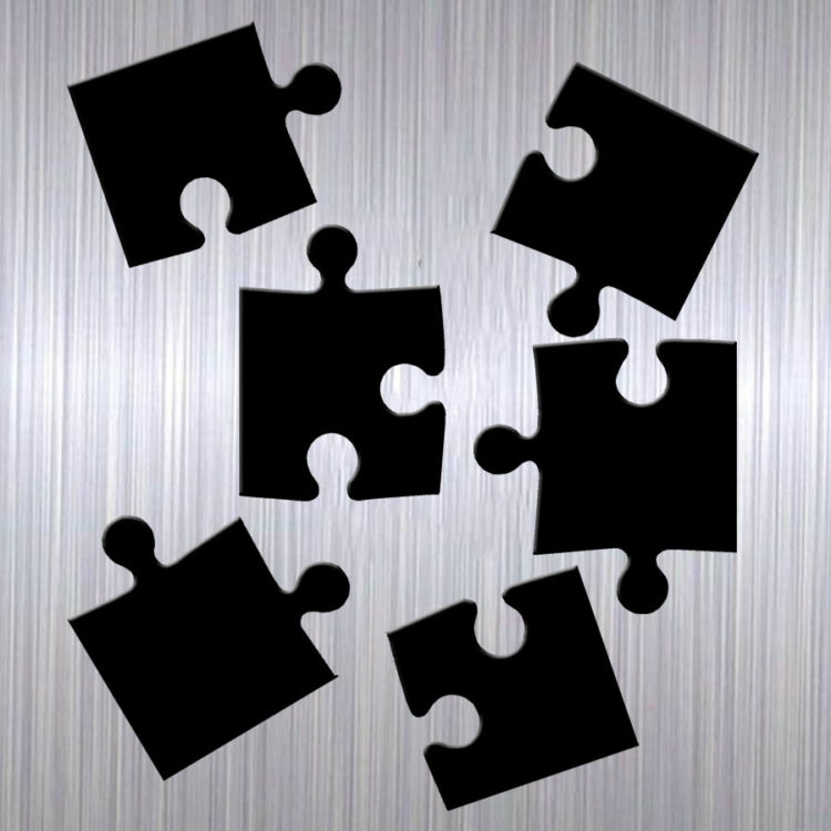 Invitatii nunta puzzle, magnetic 6 piese