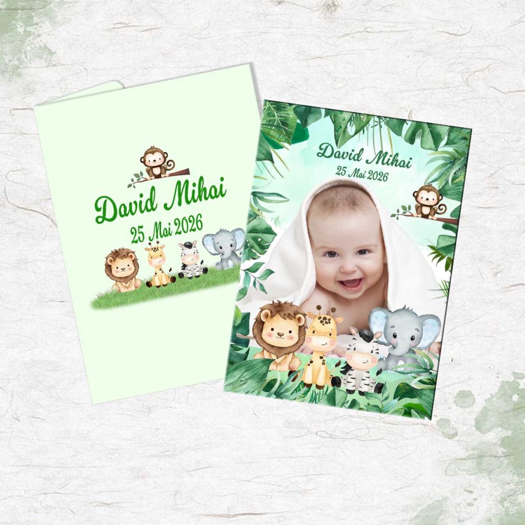 Invitatii Botez Safari IBS27- Invitatii Botez Ploiesti