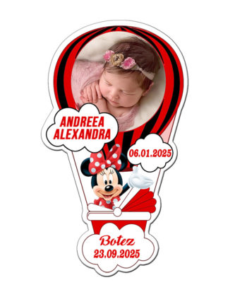 Magneti Minnie Mouse rosu si negru