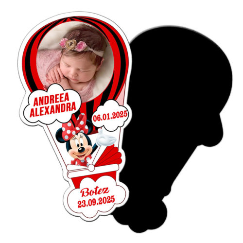 Magneti Minnie Mouse rosu si negru