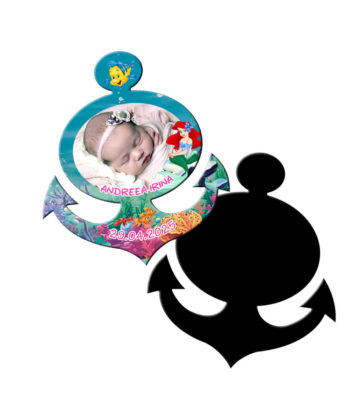 Magneti ancora, marturii botez fetite, tematica Mica Sirena