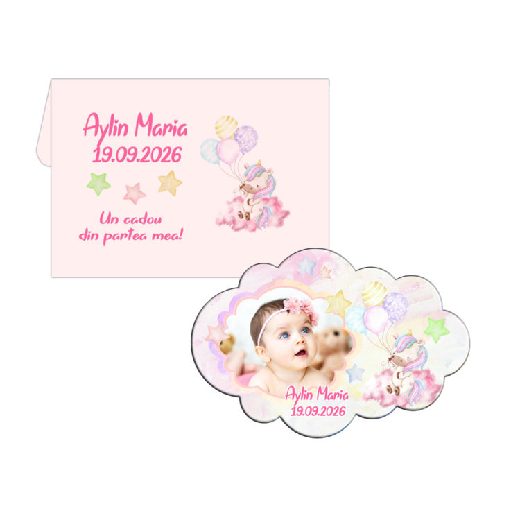 Magneti botez fetite unicorn