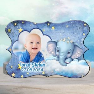 Marturii Botez Magnet Elefantel - Marturii Magnetice Botez