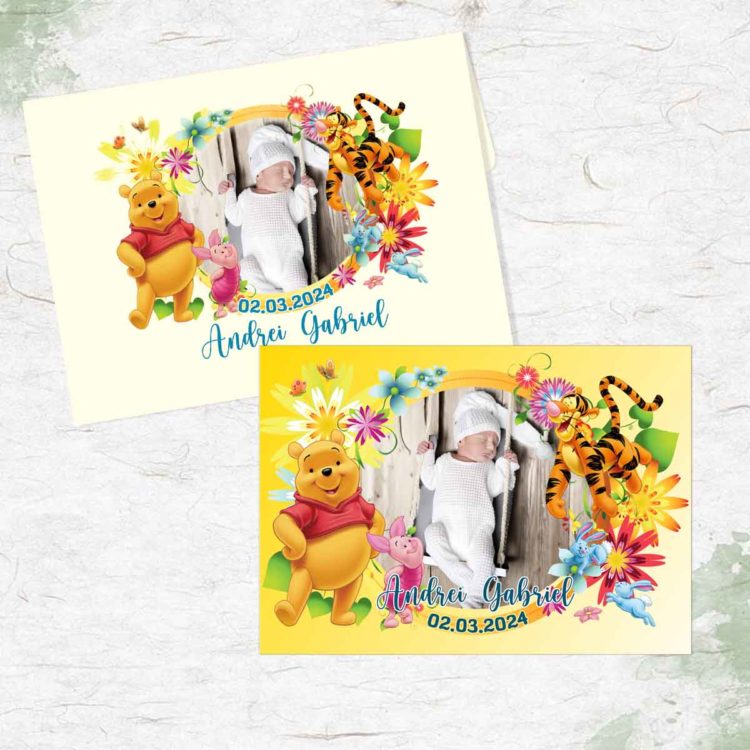 Invitatie botez Winnie the Pooh