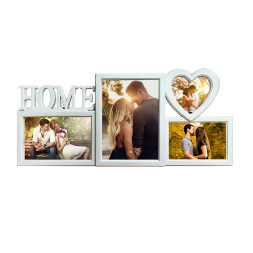 Rama foto Home, personalizata cu 4 poze