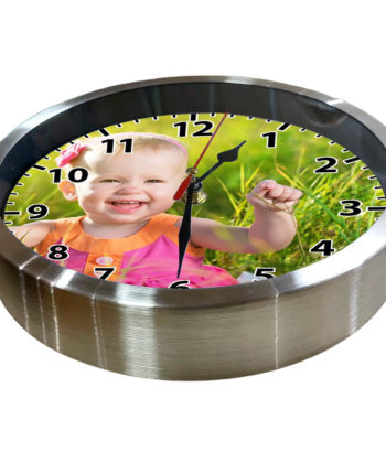 Ceas metalic personalizat cu fotografie