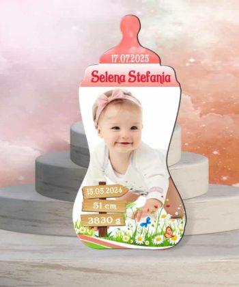 Magneti botez fetita biberon