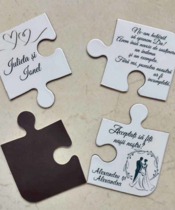 Invitație magnetică surpriză: Îmbrățișați rolul de nași într-un mod inedit și personalizat!