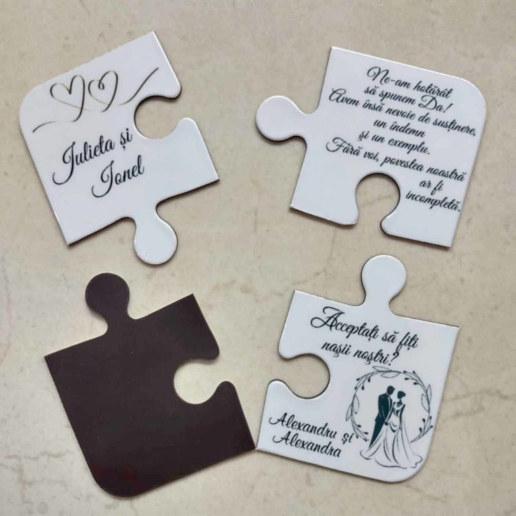 Invitație magnetică surpriză: Îmbrățișați rolul de nași într-un mod inedit și personalizat!