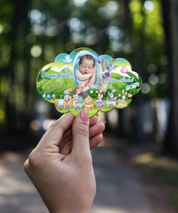 magnet paste personalizat baiat in mana