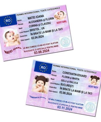 Marturii botez permis auto