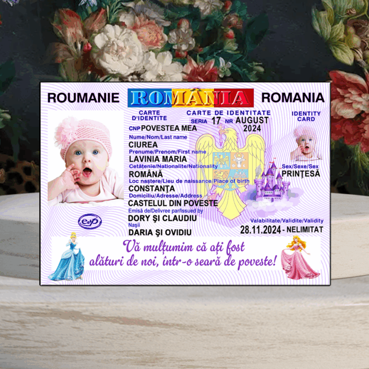 Magneti botez fete mov