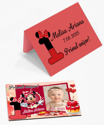 Magneti aniversare 1 AN Minnie Mouse