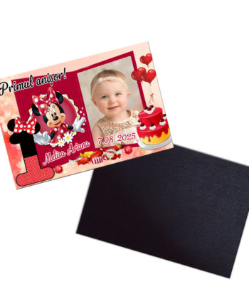 Magneti aniversare 1 AN Minnie Mouse