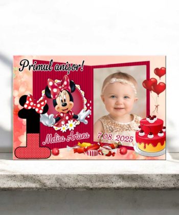Magneti aniversare 1 AN Minnie Mouse