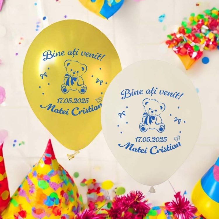 Baloane personalizate ursulet