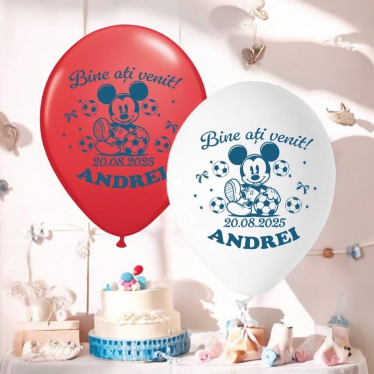 Baloane personalizate Mickey Mouse