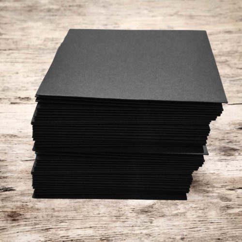 Plicuri Negre 10,5 x 7,5 cm – Set 100 Bucati