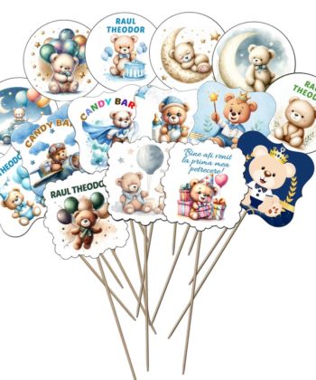 Propsuri Botez Ursulet - Accesorii Candy Bar