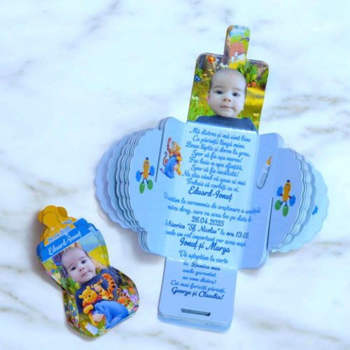 Invitatie Winnie the Pooh - Invitatii Botez Winnie The Pooh - Invitatii Winnie The Pooh