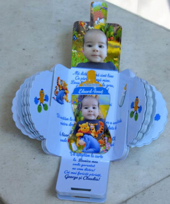 Invitatie Winnie the Pooh - Invitatii Botez Winnie The Pooh - Invitatii Winnie The Pooh