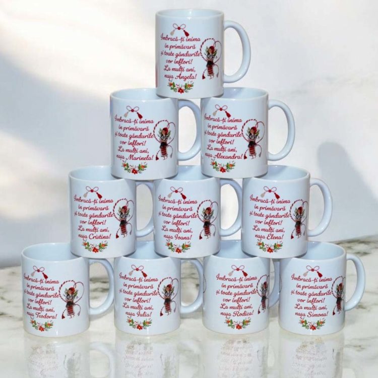 Cana Martisor - Cani Personalizate Ploiesti - Cani Martisor